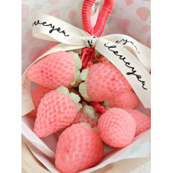 手工草莓串皂